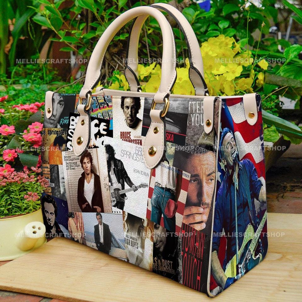 Bruce Springsteen Leather Handbag, Springsteen Lover's Handbag, Gift For Her