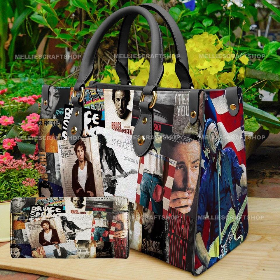 Bruce Springsteen Leather Handbag, Springsteen Lover's Handbag, Gift For Her