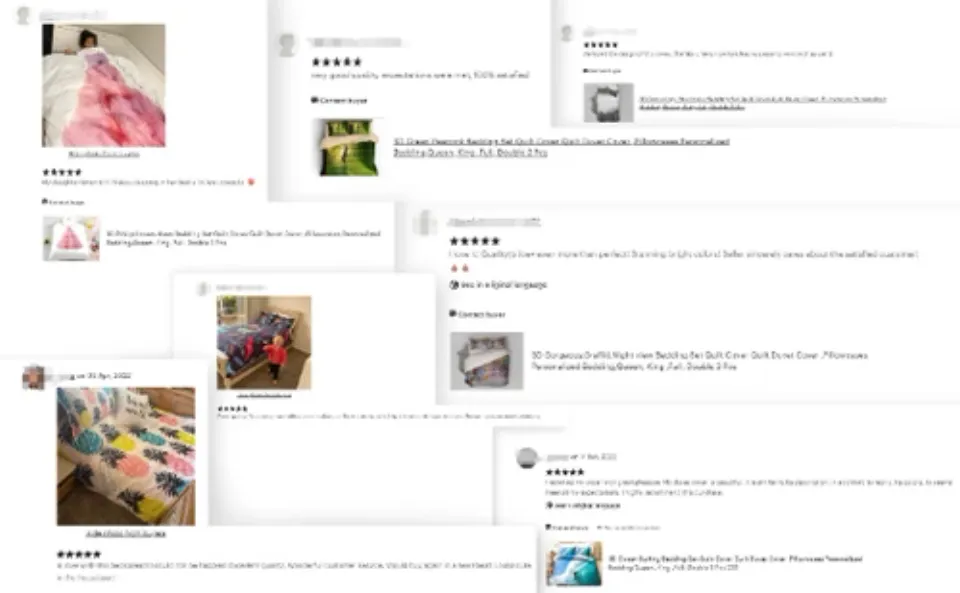 3D Skull Christmas Pattern Bedding Set | Christmas Gift | Christmas Decor