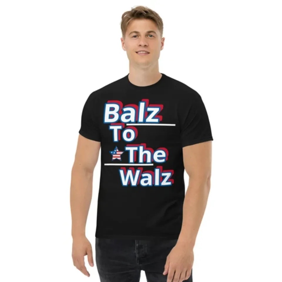 Balz to the  Walz T-shirt  Harris Walz