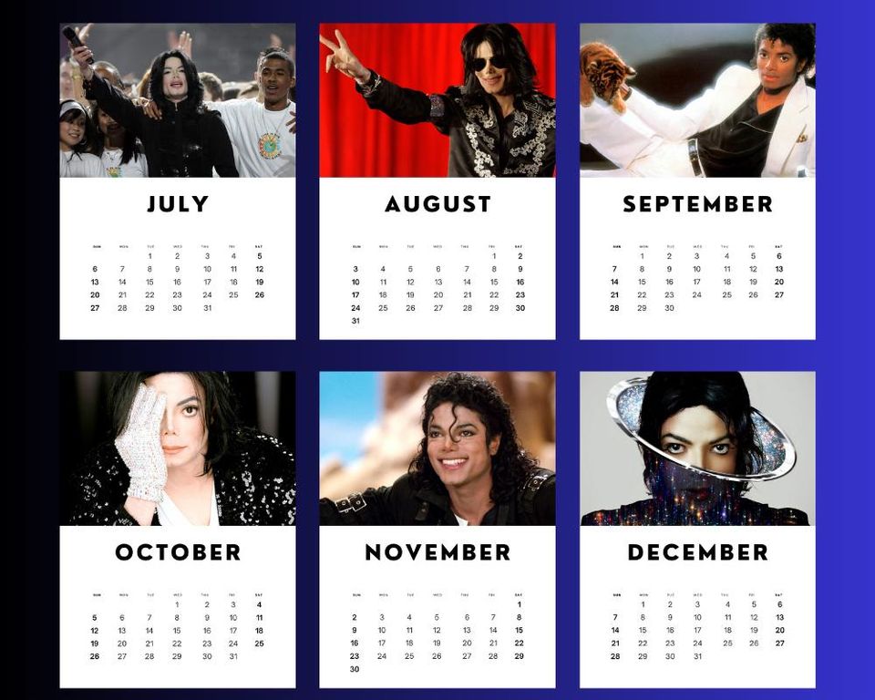 Michael Jackson 2025 Calendar