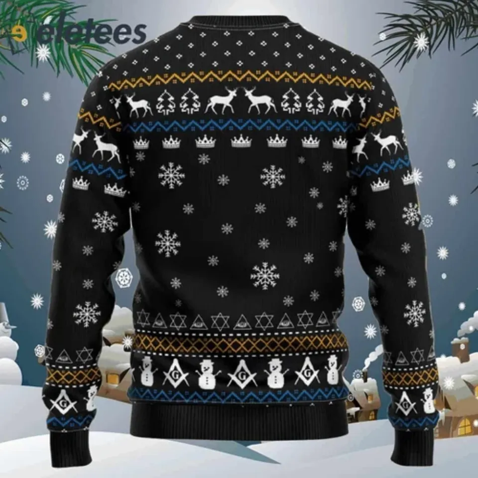 Freemason Ugly Christmas Sweater L50VVR05