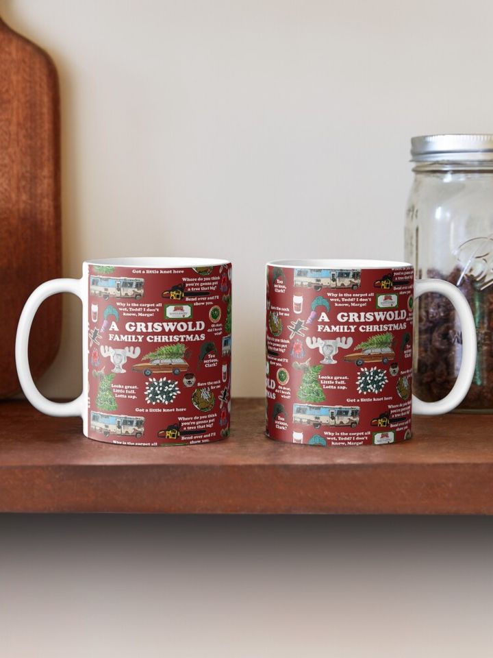 Christmas Vacation Collage Coffee Mug