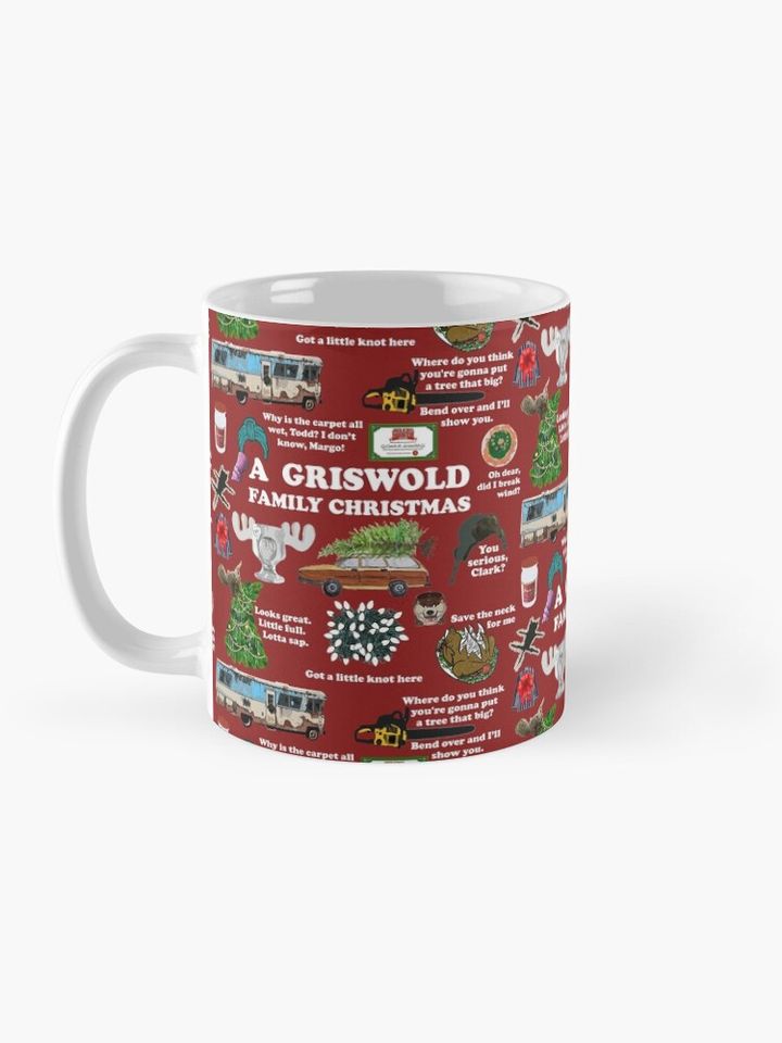 Christmas Vacation Collage Coffee Mug