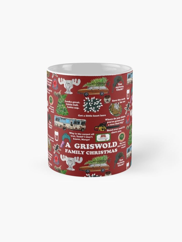 Christmas Vacation Collage Coffee Mug