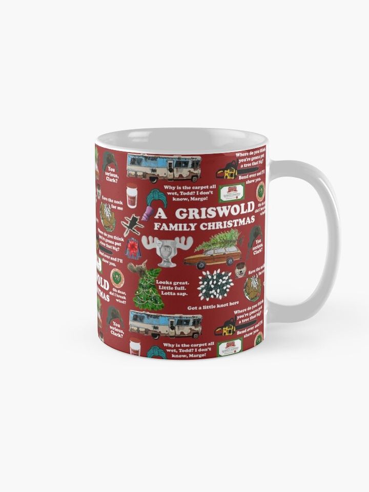 Christmas Vacation Collage Coffee Mug