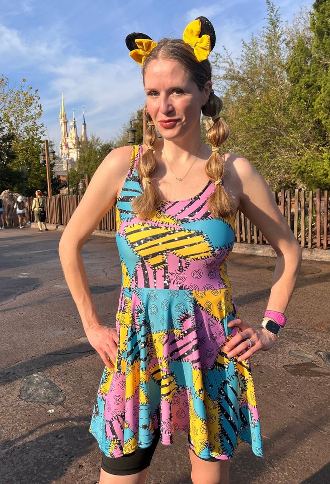 Inspired Patchwork Skater Dress