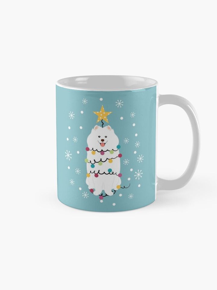 Samoyed Christmas Tree Coffee Mug