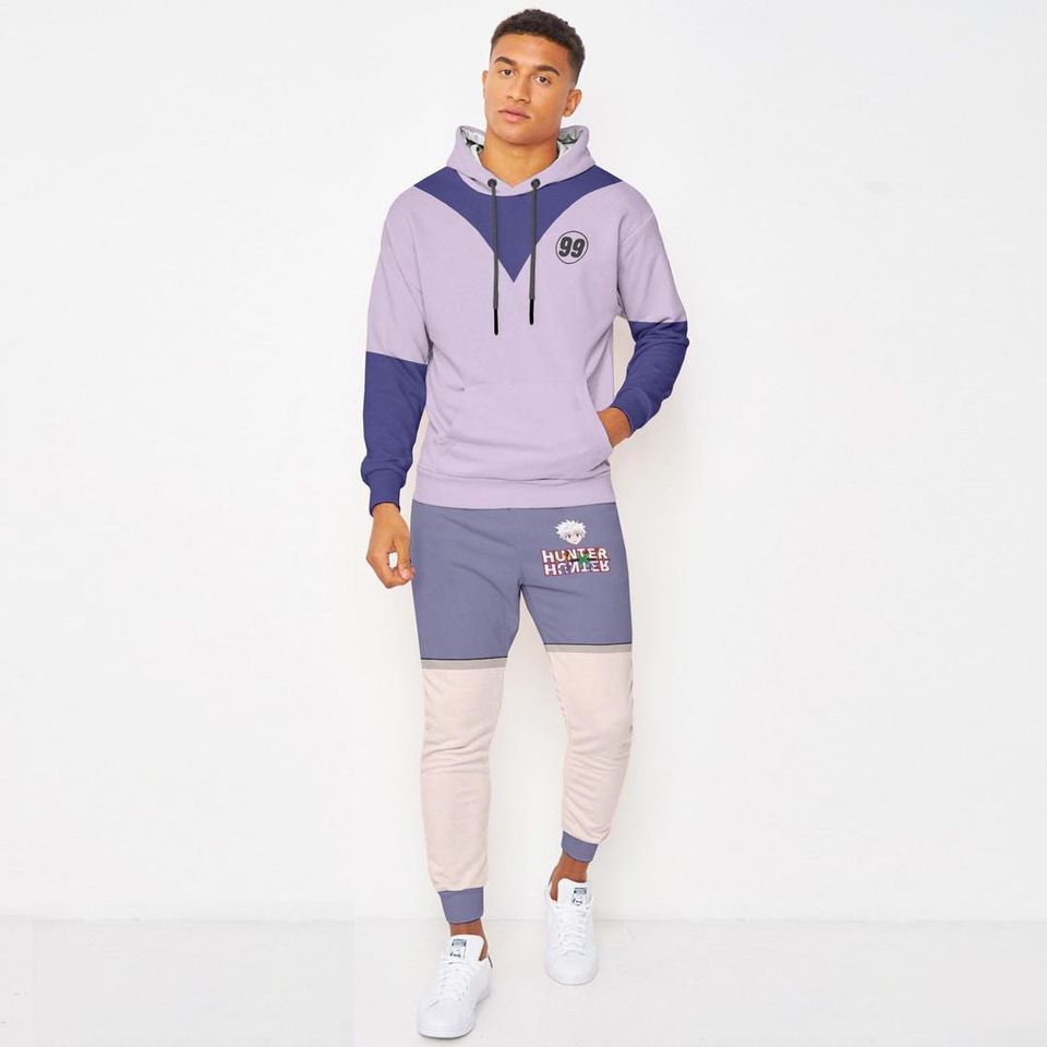 Killua Hoodie And Jogger Set Anime Clothes