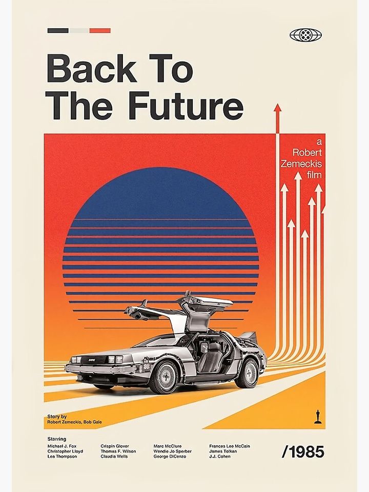 Alternative Movies Back To The Future Vintage Poster Poster