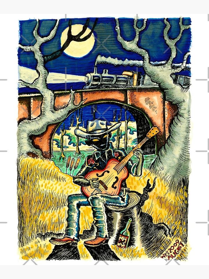 Hank Williams Ramblin Man Poster