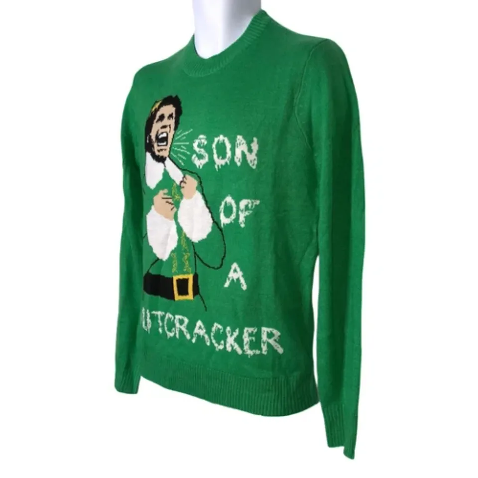 NWT Elf Buddy Son of a Nutcracker Ugly Sweater M