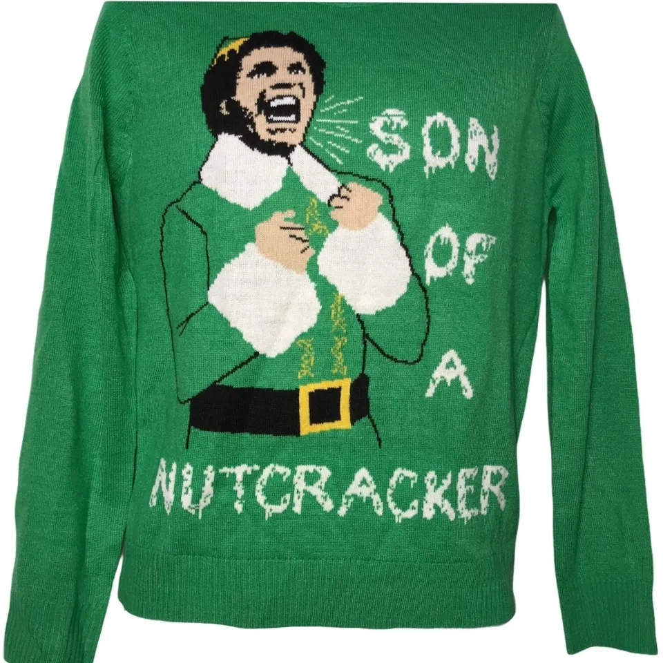NWT Elf Buddy Son of a Nutcracker Ugly Sweater M