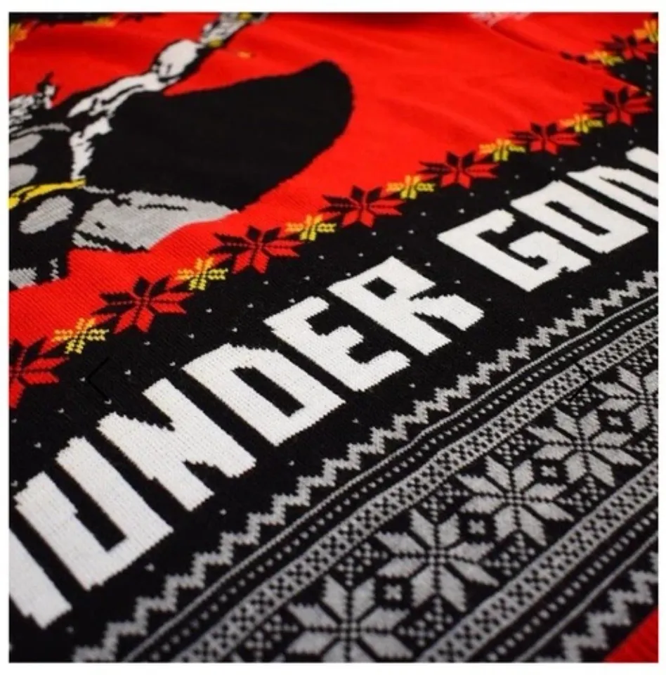 Small (UK) Thor God Of Thunder Ugly Christmas Jumper Sweater Xmas Marvel