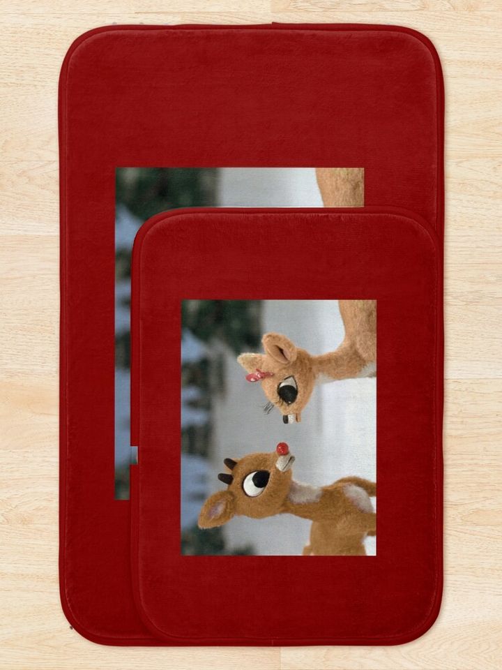 Rudolph and Clarice Bath Mat