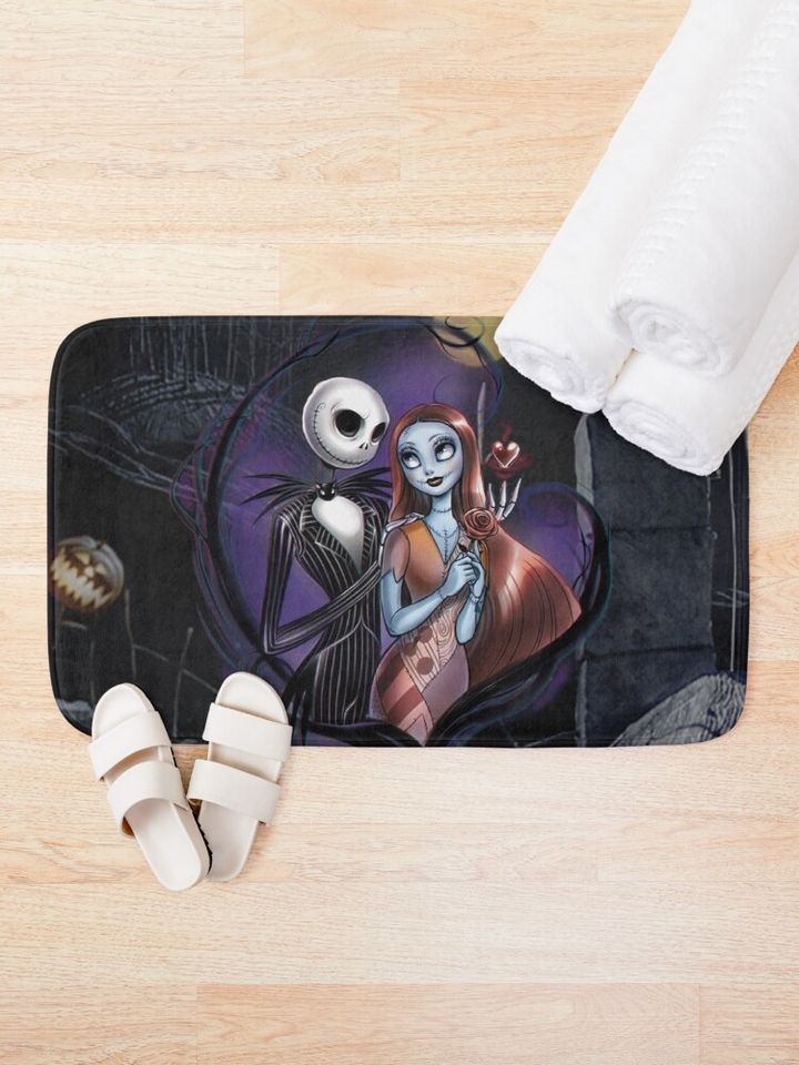 Nightmare Before Christmas Bath Mat
