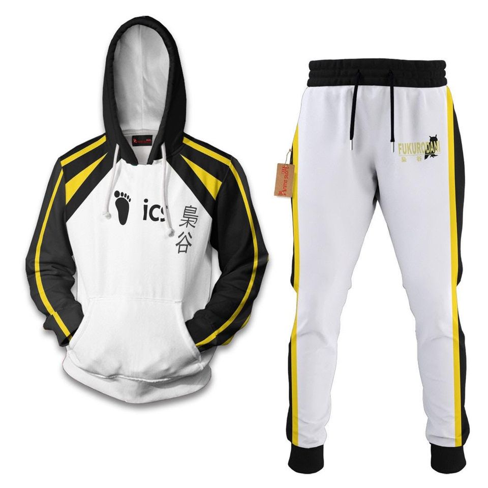 Fukurodani Academy Hoodie And Jogger Set Anime Clothes