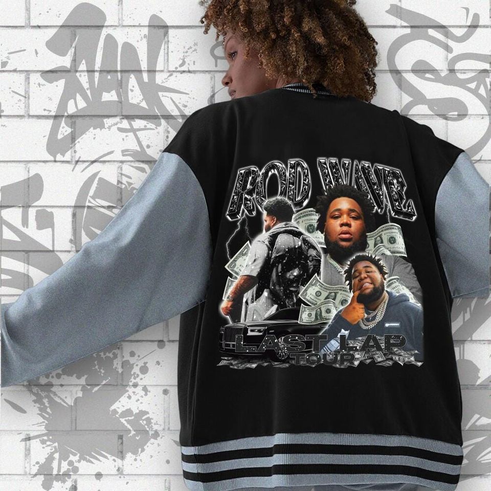 Custom AJ 6 Reverse Oreo Unisex Varsity Jacket, Rd Wave Last Lap Tour, Varsity Jacket To Match Sneaker