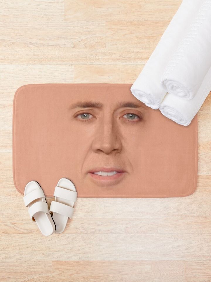Nicolas Cage Bath Mat