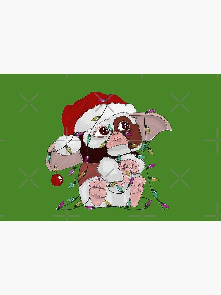 Gizmo Christmas fanart Bath Mat