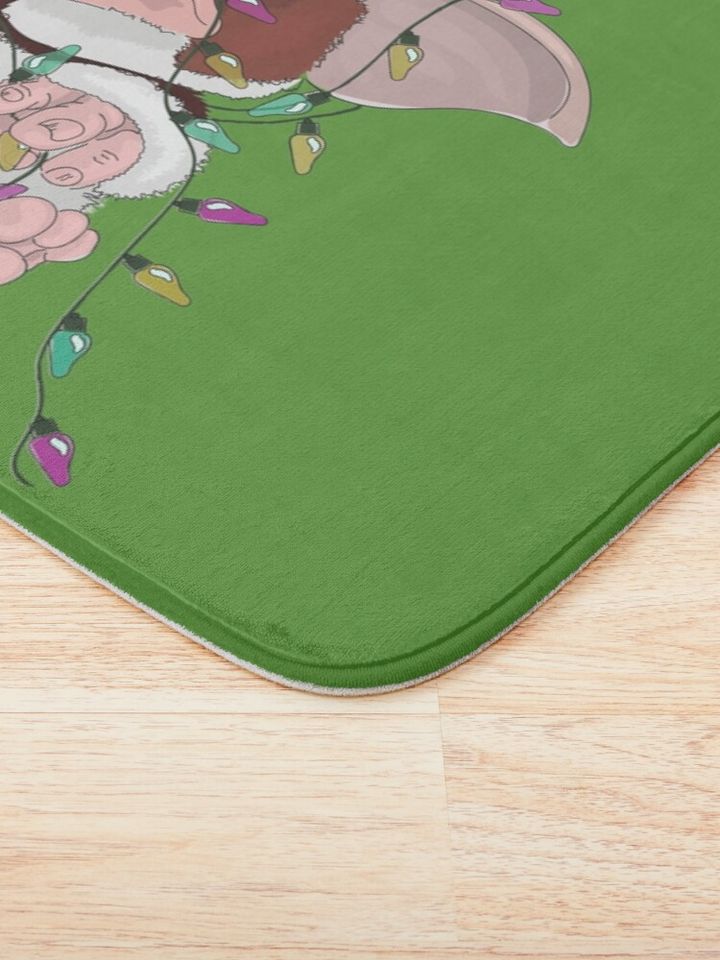 Gizmo Christmas fanart Bath Mat