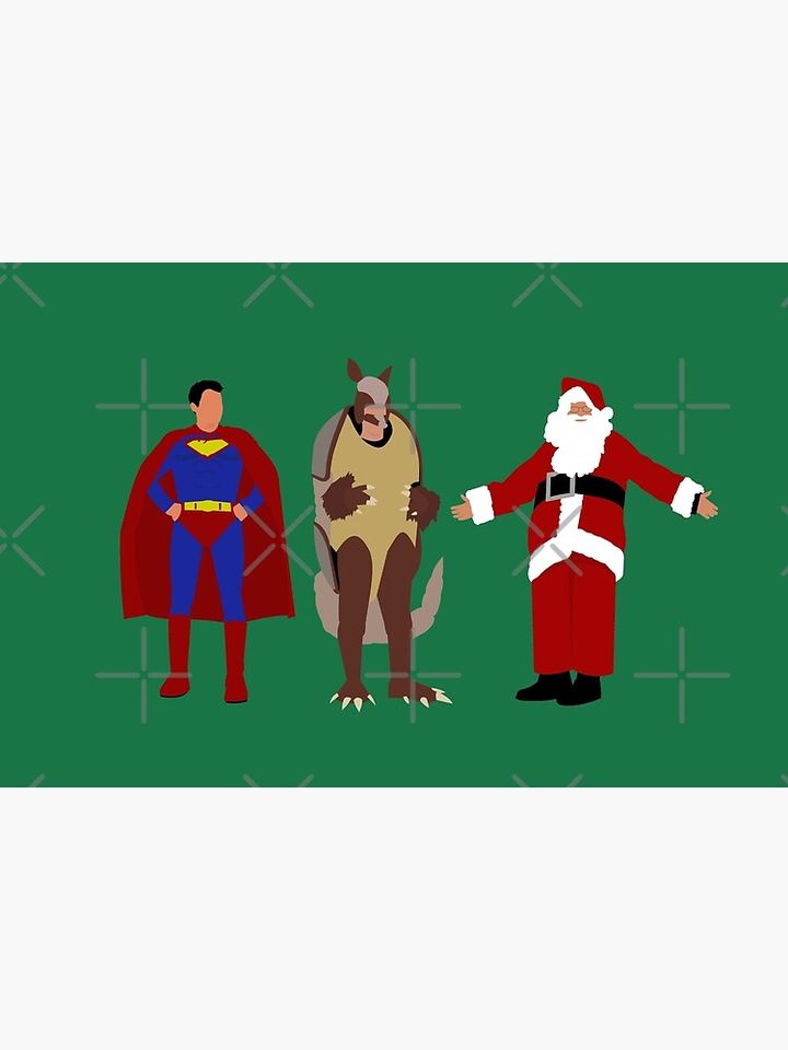 The Christmas Heroes Bath Mat