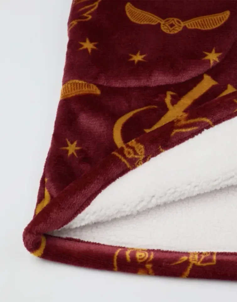 Harry Potter Red Icon All Over Blanket Hoodie
