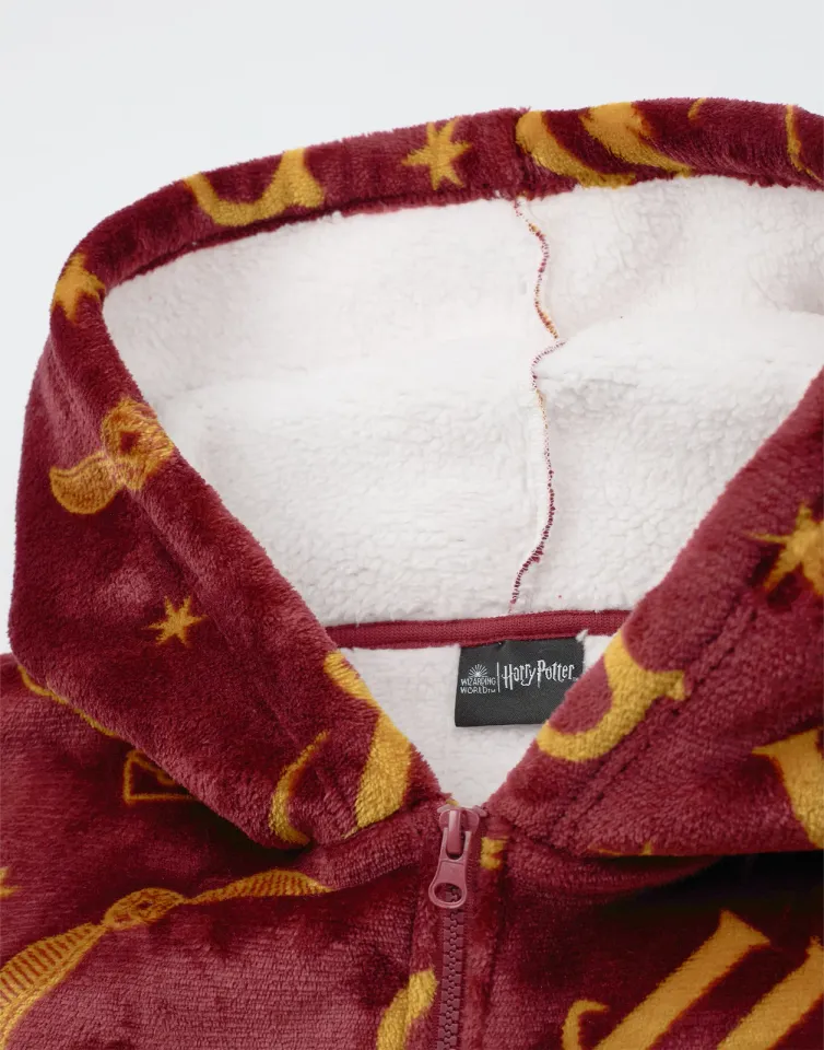 Harry Potter Red Icon All Over Blanket Hoodie