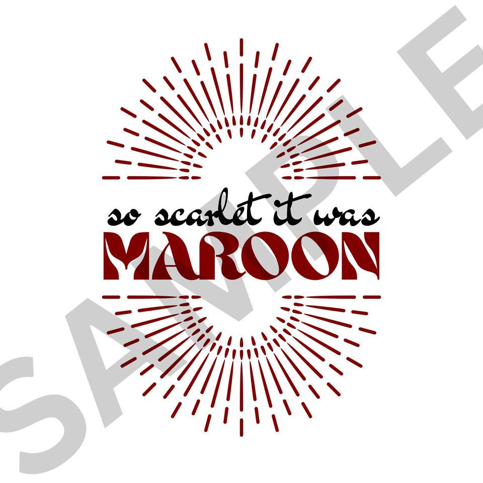 Swift Midnights Maroon Concert Sweatshirt