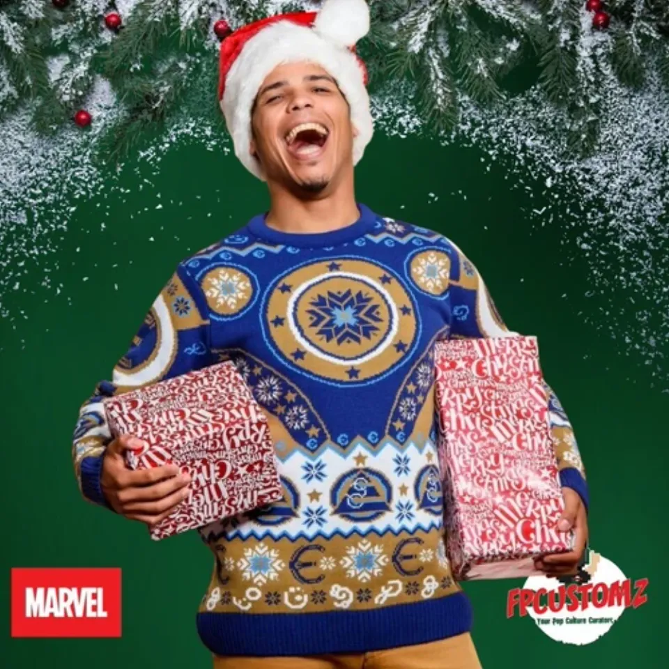 Marvel Eternals Christmas JumperChristmas Ugly Sweater