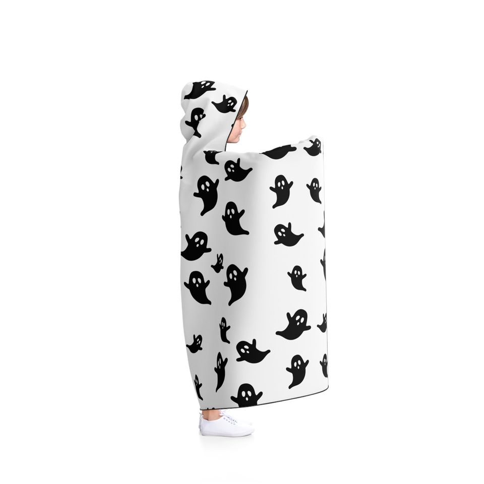 Halloween Ghost Hooded Blanket