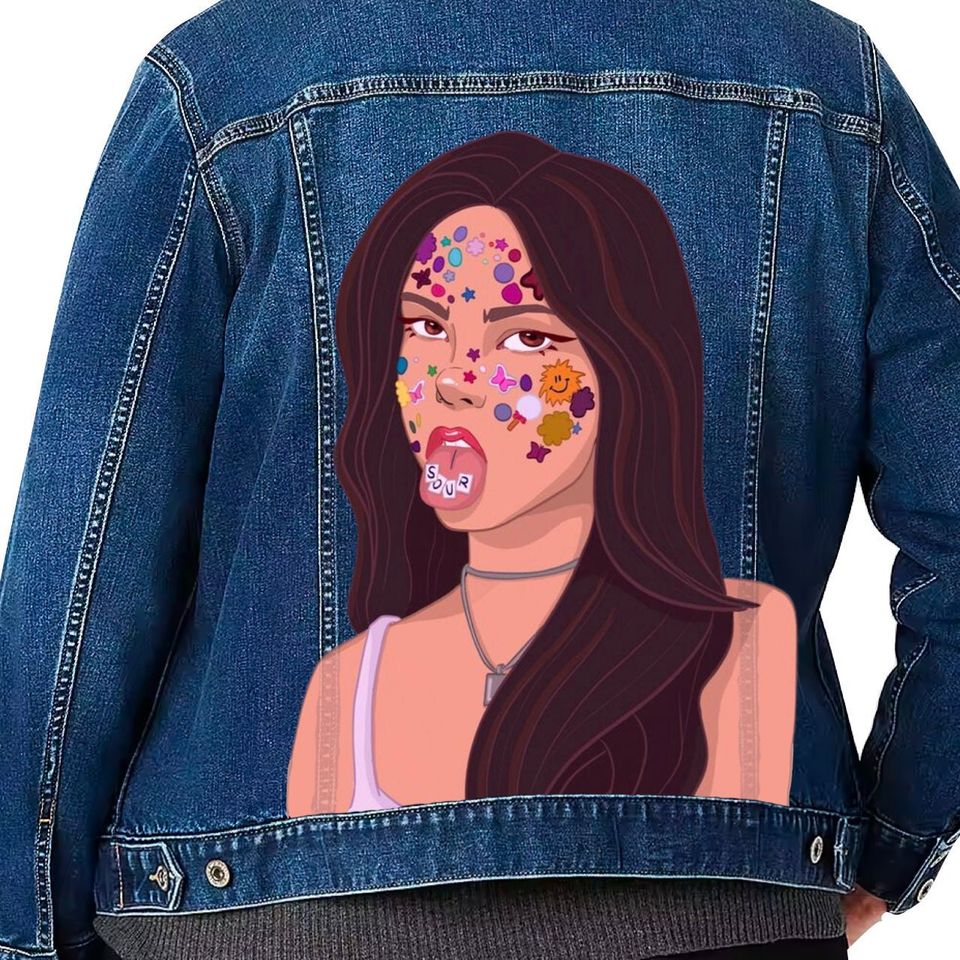 Olivia Rodrigo Jean Jacket | Denim Jacket, Sour Jean Jacket, Guts Jean Jacket