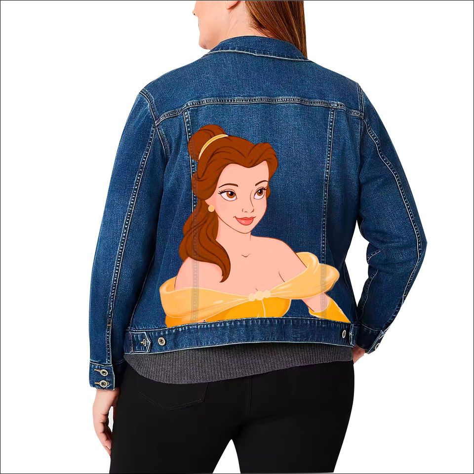 Belle from The Beauty and The Beast Denim Jacket