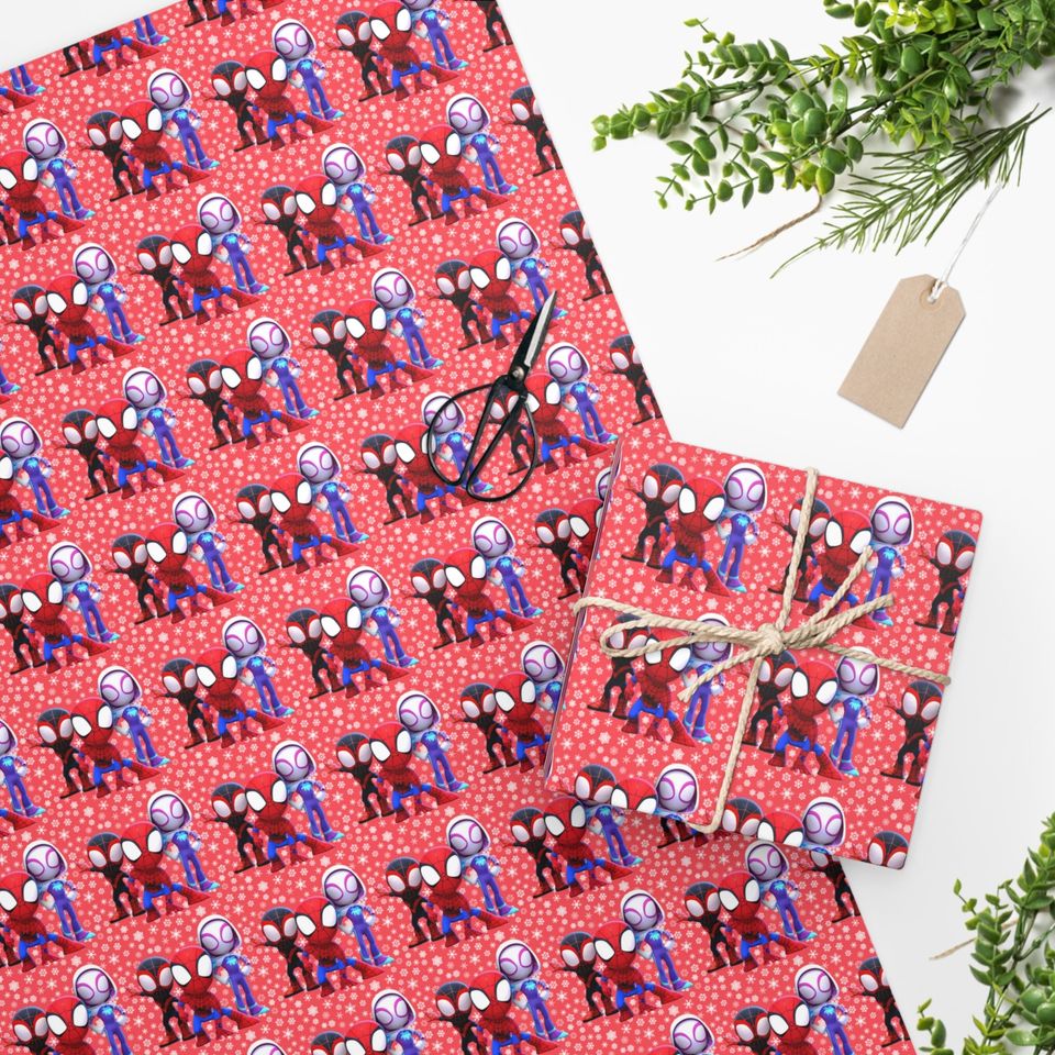 Spidey Christmas Wrapping Paper