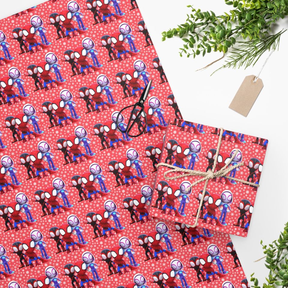 Spidey Christmas Wrapping Paper