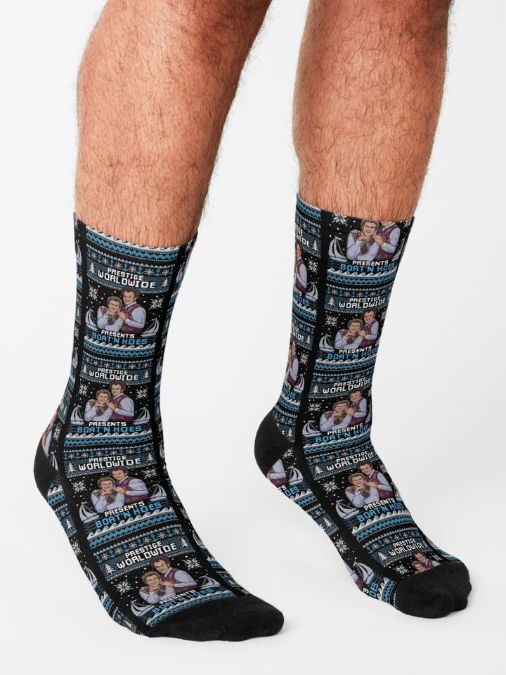 Step Brothers Ugly Christmas Sweater Socks