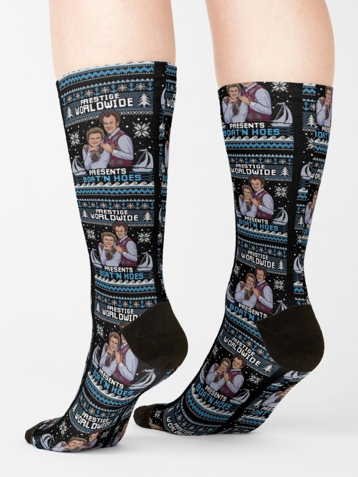 Step Brothers Ugly Christmas Sweater Socks