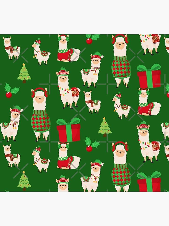 Christmas Lama Socks