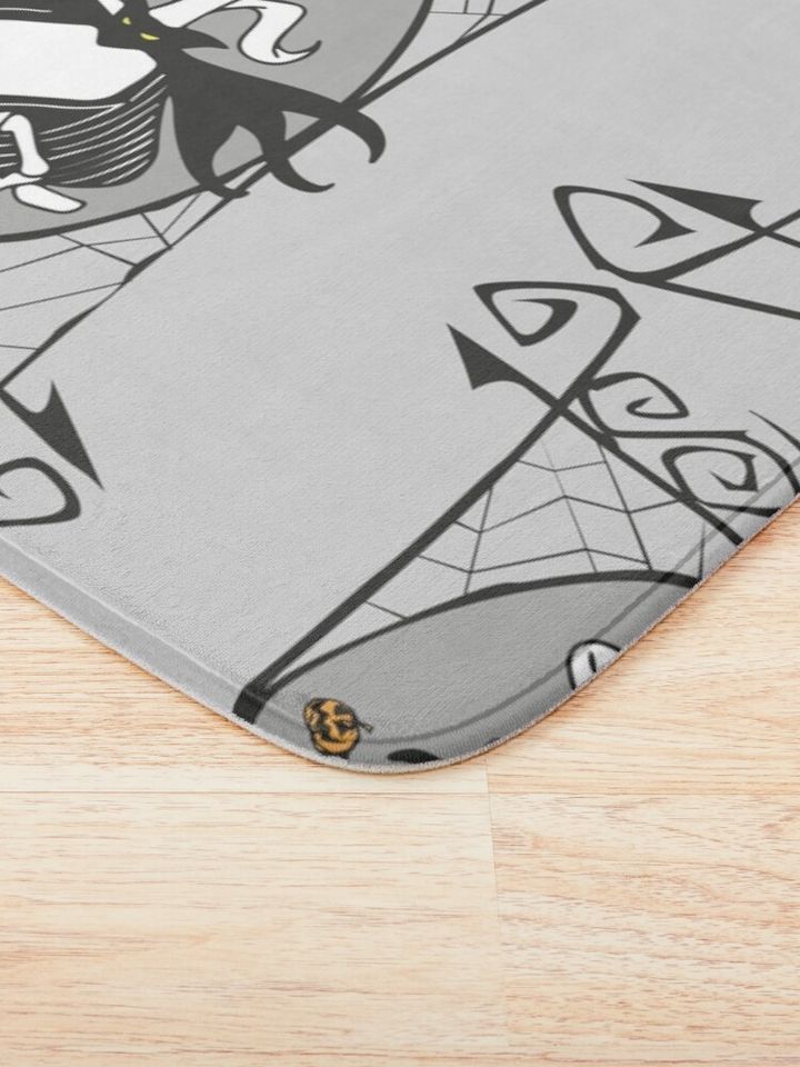 Jack Skellington and Zero - The Nightmare Before Christmas Bath Mat