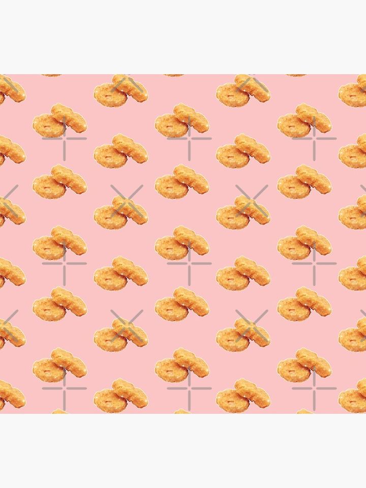 Sparkly Crispy Deep Fried Chicken Nuggets Funny Girly Gift Socks