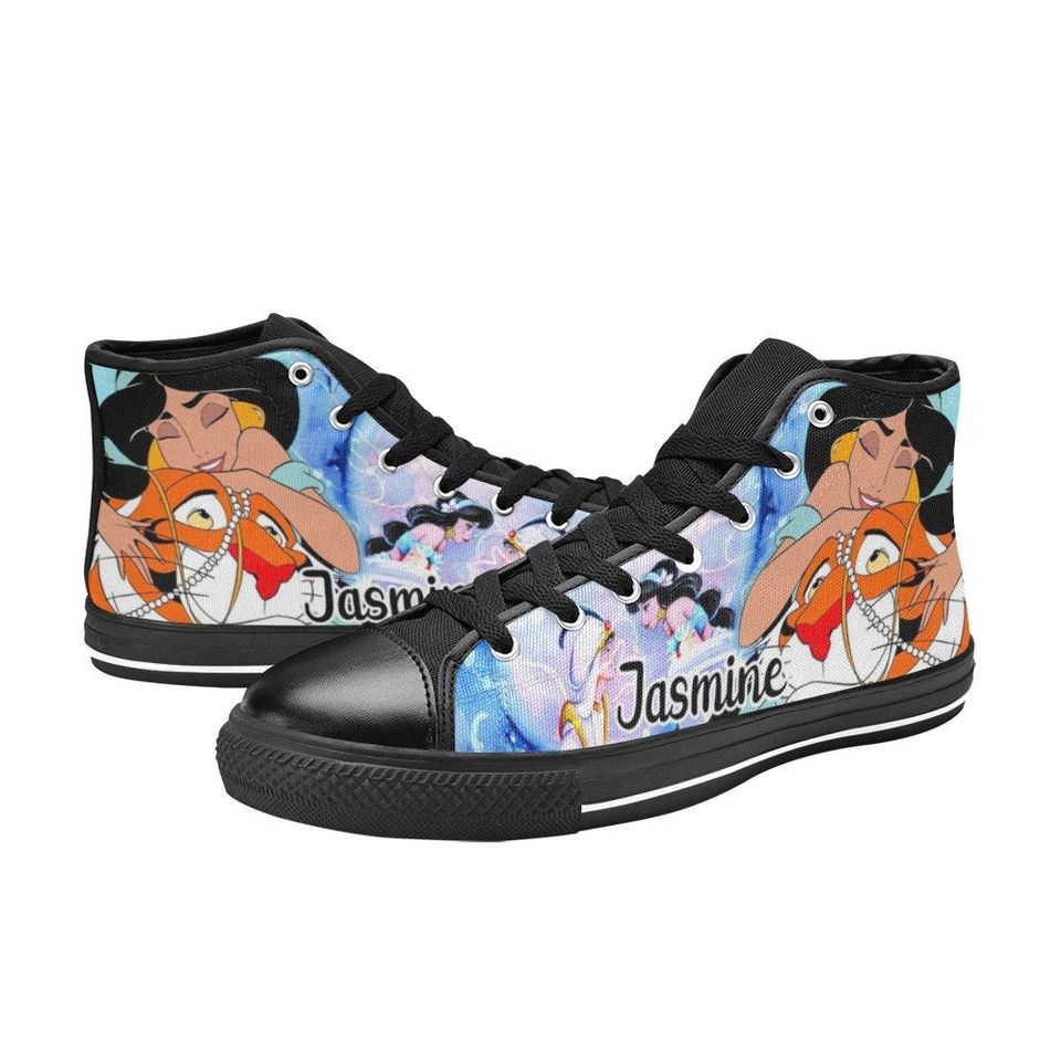 Princess Jasmine Aladdin High Top Shoes Sneakers