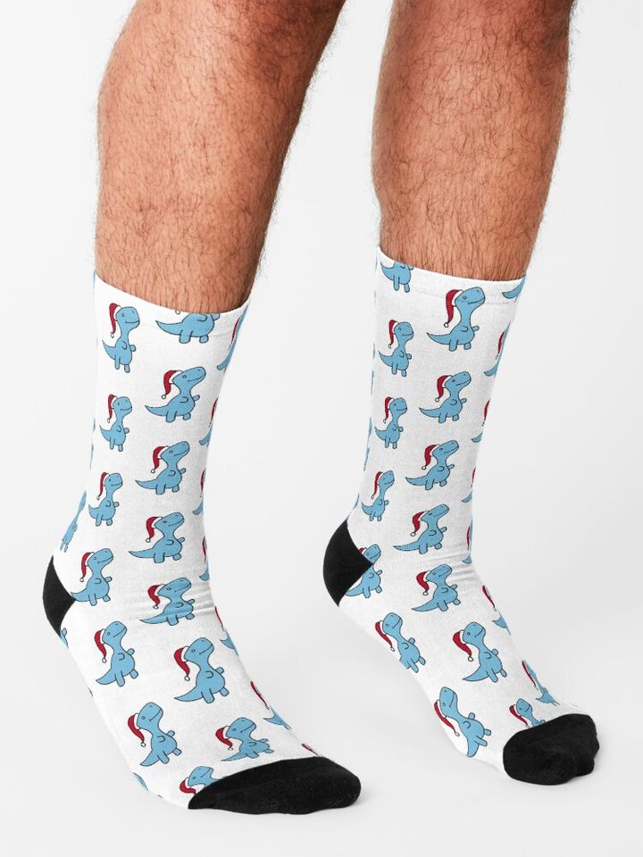 Tyrannosaurus-Rex Christmas Socks