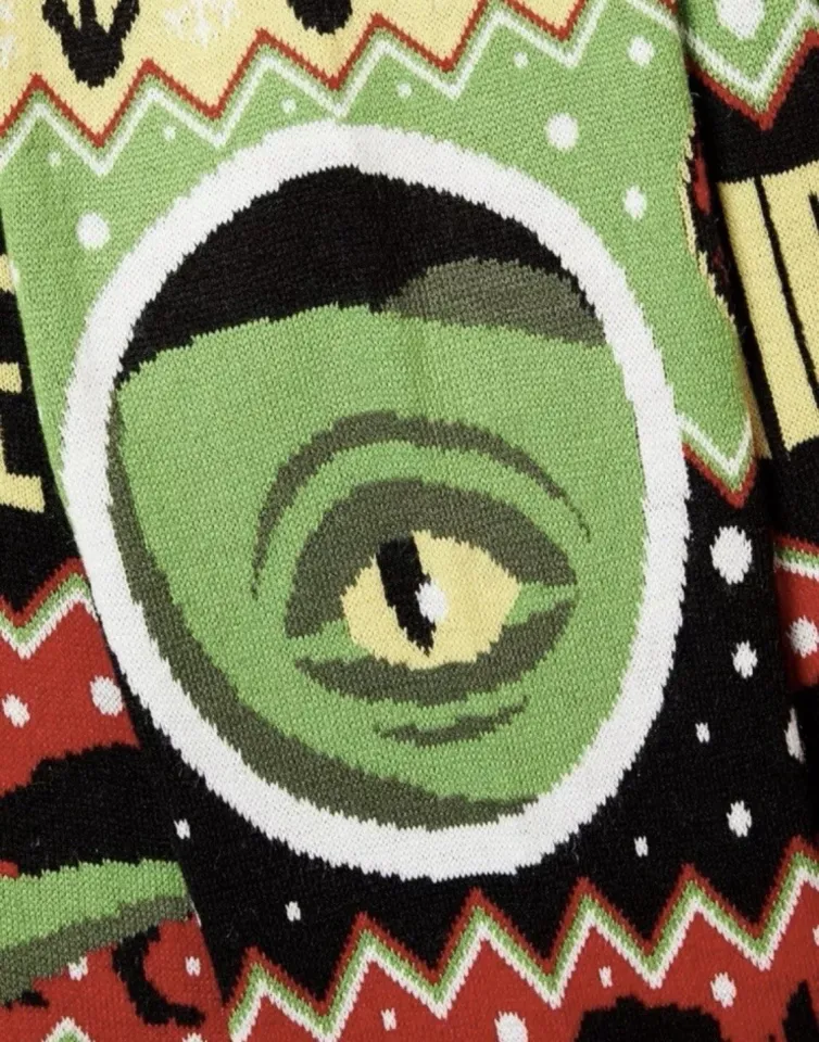 M  (UK) Jurassic Park Christmas Ugly Xmas jumper sweater by Numskull