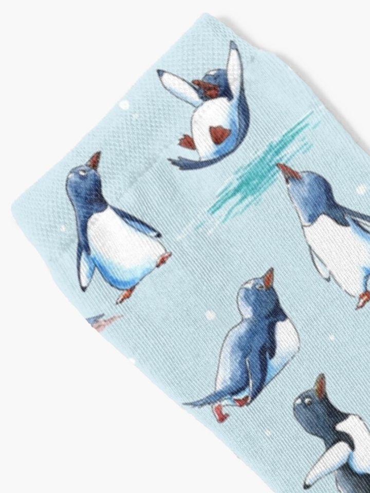 Gentoo penguins colony Socks