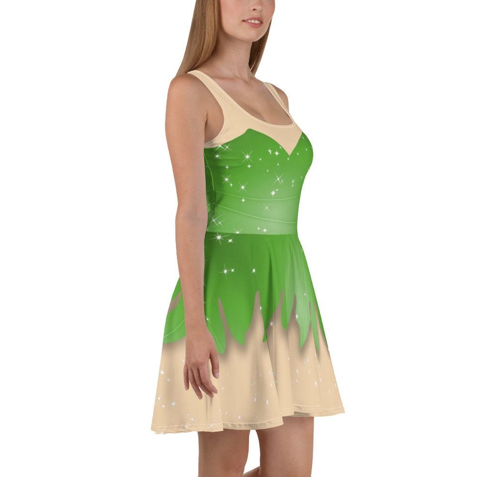 Tinker Bell Inspired Skater Dress