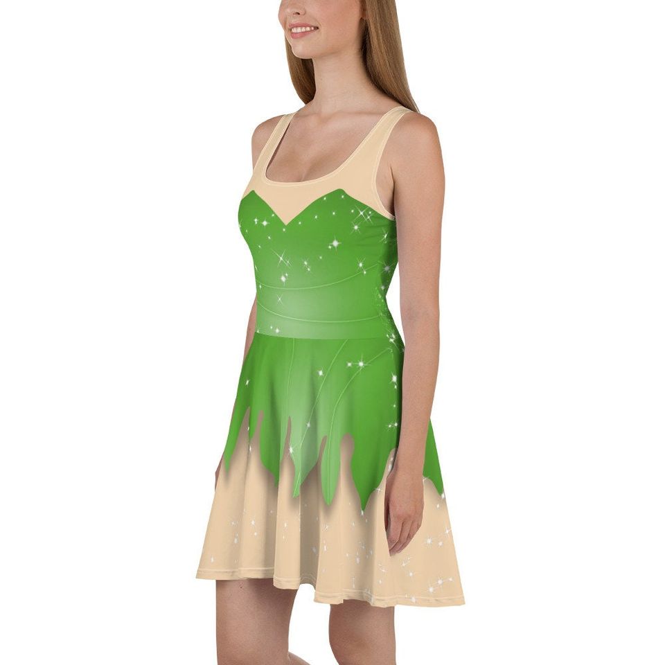 Tinker Bell Inspired Skater Dress