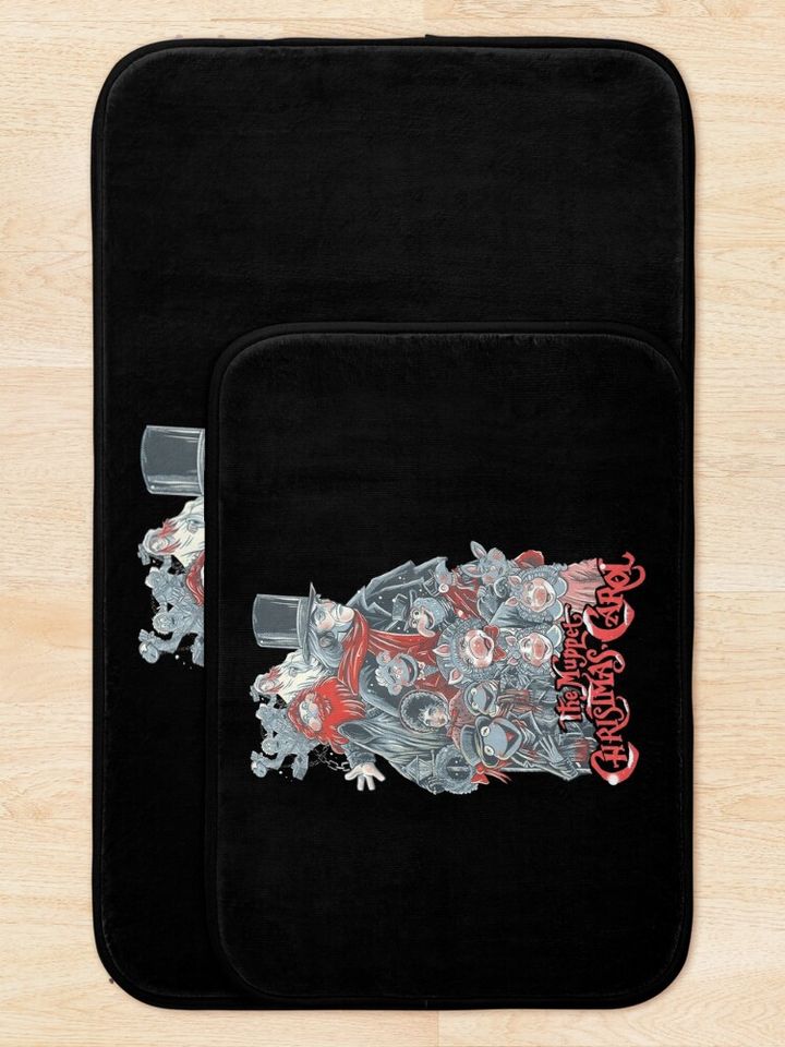 Retro Muppet Christmas Carol Bath Mat