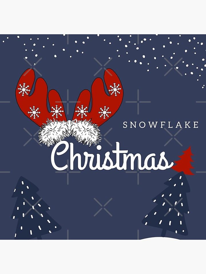 Christmas snowflake Pillow