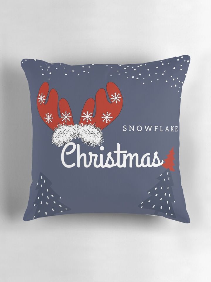 Christmas snowflake Pillow