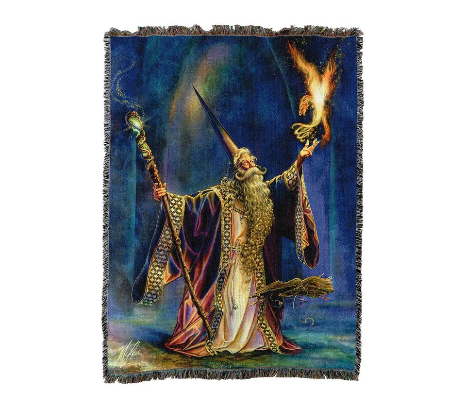 The Wizard - Myles Pinkney Woven Blanket